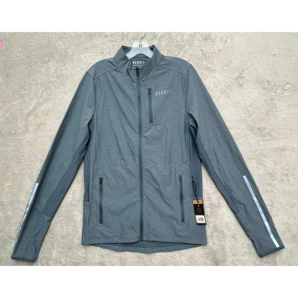 NWT NOBULL Women's M Full Zip 4-Way Stretch Jacket Reflective Lightweight Active